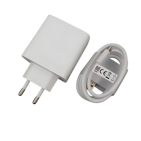 The Oppo 80W SuperVOOC Fast Charge Adapter with Cable